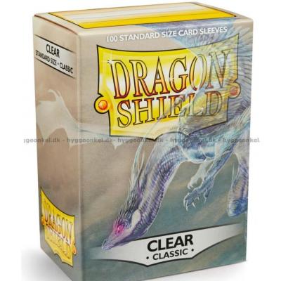 Sleeves: Dragon Shield - Clear - 100 stk 63 x 88 mm