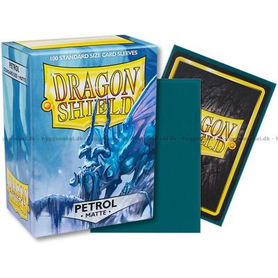 Billede af Sleeves: Dragon Shield - Petrol - 100 stk 63 x 88 mm - matte