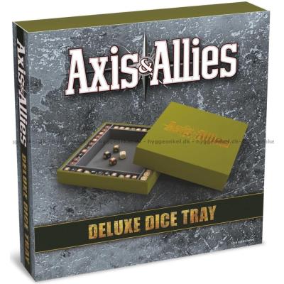 Billede af Axis & Allies: Deluxe Dice Tray set skråt oppefra