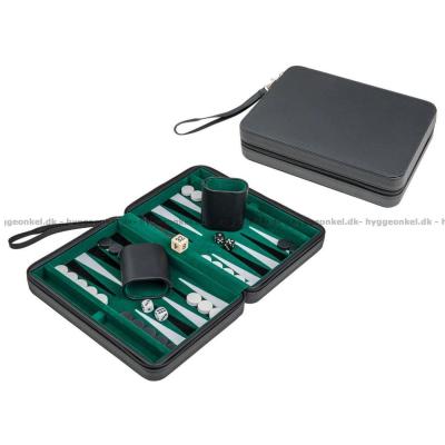 Backgammon: Sort 23 cm - Magnetisk