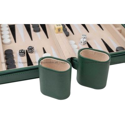 Billede af Backgammon: Grøn 23 cm - Magnetisk