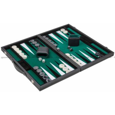 Billede af Backgammon: 47 cm - grøn - fra Philos