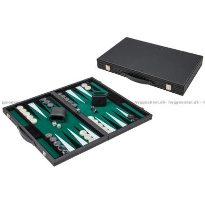 Billede af Backgammon: 47 cm - grøn - fra Philos