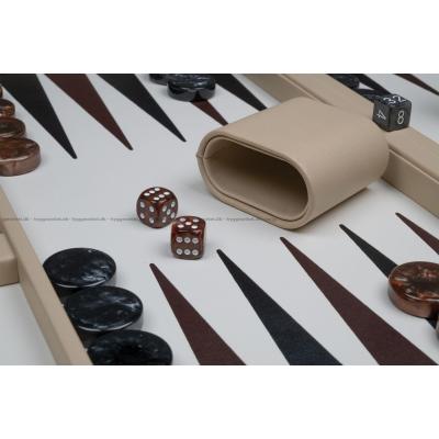 Billede af Backgammon: 46 cm - beige - fra Philos