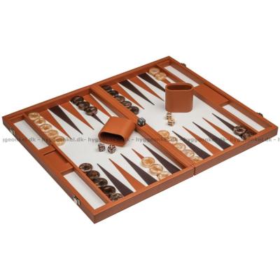 Billede af Backgammon: 47 cm - brun - fra Philos