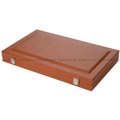 Billede af Backgammon: 47 cm - brun - fra Philos