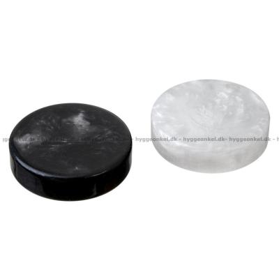 Billede af Backgammon: Ekstra brikker 28 mm (sorte og hvide)