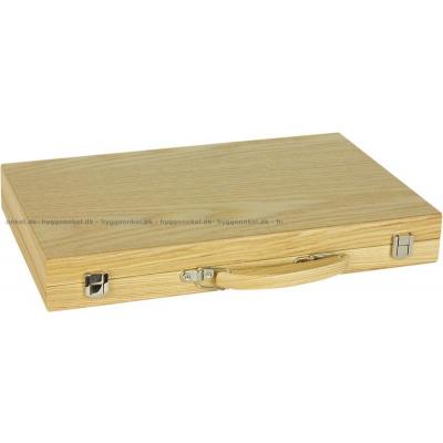 Billede af Backgammon: 38 cm - i træ - fra Gibsons