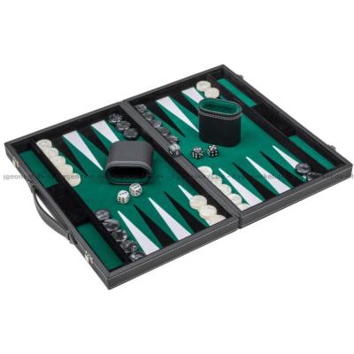 Billede af Backgammon: 38 cm - grøn - fra Philos