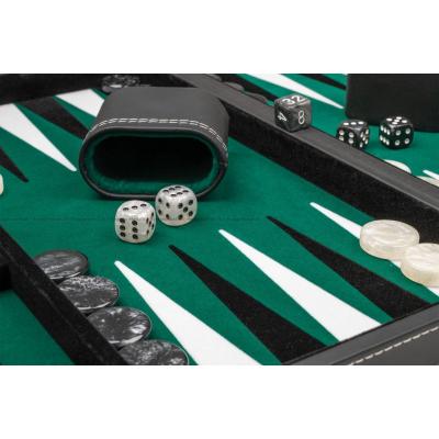 Billede af Backgammon: 38 cm - grøn - fra Philos