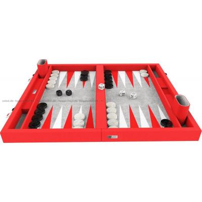 Billede af Backgammon: Rød 48 cm - Fra Ferti