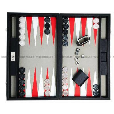 Billede af Backgammon: Rød 55 cm - Fra Ferti