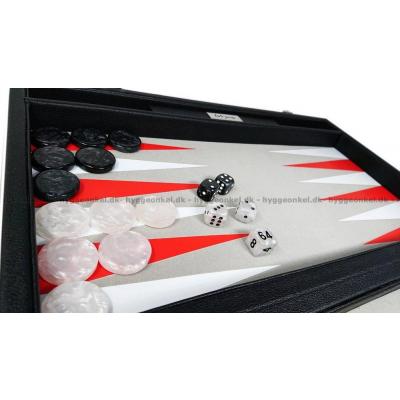 Billede af Backgammon: Rød 55 cm - Fra Ferti