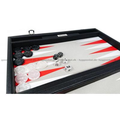 Billede af Backgammon: Rød 55 cm - Fra Ferti