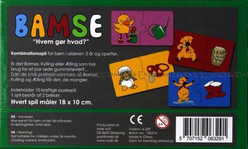 Bamse og Kylling: Hvem gør hvad? billigt her.