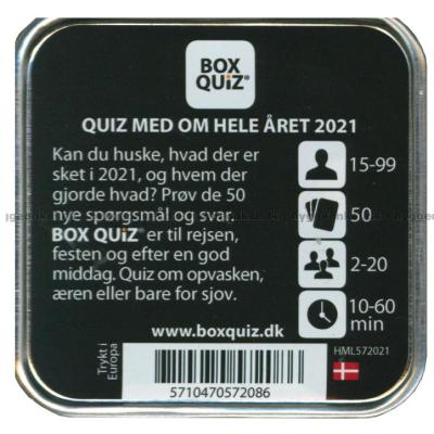 Bagsiden af æsken