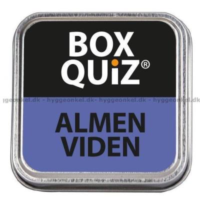 Box Quiz: Almen Viden