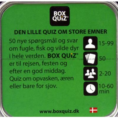 Bagsiden af æsken
