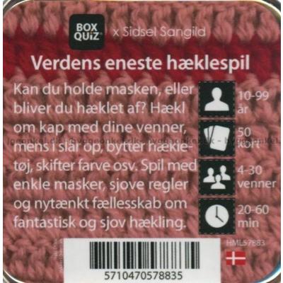 Bagsiden af æsken