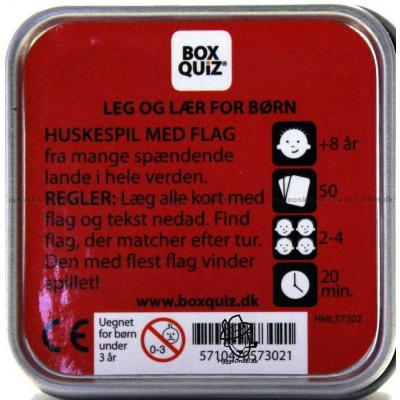 Bagsiden af æsken
