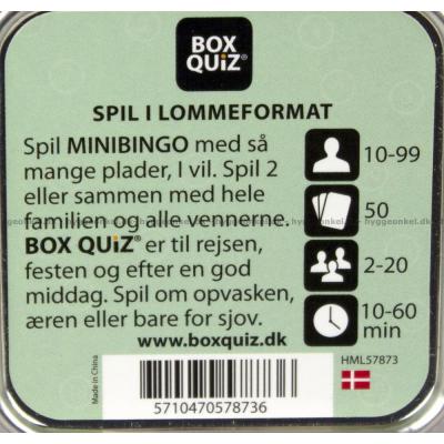 Bagsiden af æsken