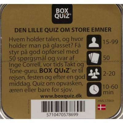 Bagsiden af æsken
