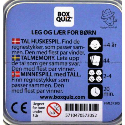 Bagsiden af æsken