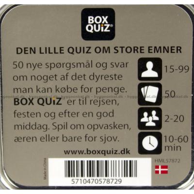 Bagsiden af æsken