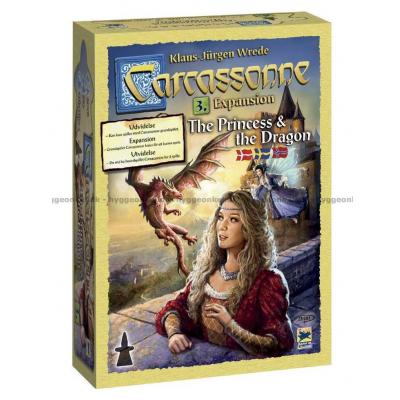 Carcassonne udvidelse 3: Princess & Dragon - Dansk