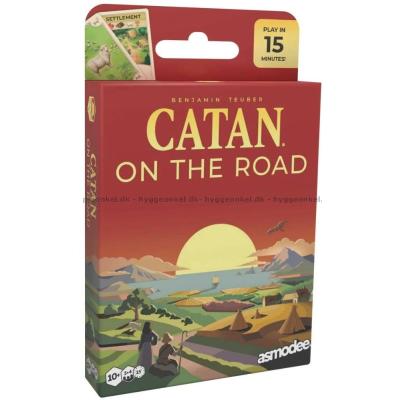 Billede af Catan: On the Road set oppefra