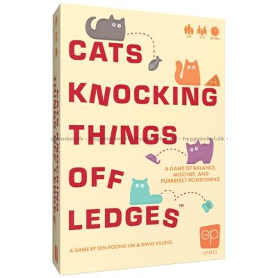 Billede af Cats Knocking Things Off Ledges set skråt oppefra