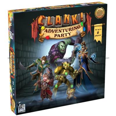 Billede af Clank! Adventuring Party: Master Thief Edition set skråt oppefra