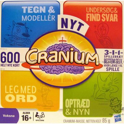 Forsiden af æsken