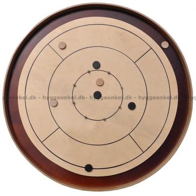 Billede af Crokinole: Komplet sæt i lyst træ