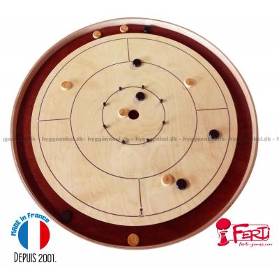 Billede af Crokinole: Komplet sæt i lyst træ