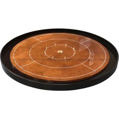 Crokinole Tournament Board: Valnød og ibenholt