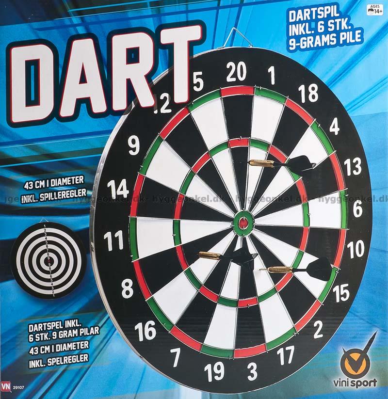 Dartspil 6 pile - fra Vini Sport → Køb her. 5701719291073 UDGÅET!!!