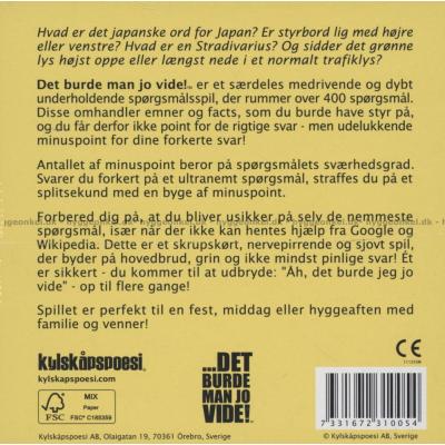 Bagsiden af æsken