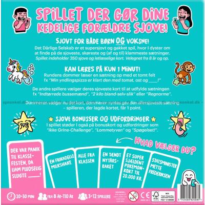 Bagsiden af æsken