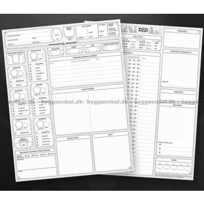 Billede af D&D: Character Sheets