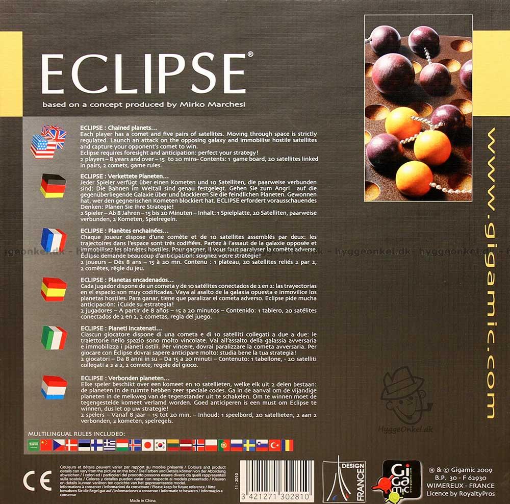 Opaque koste Andet Eclipse fra Gigamic. Sjovt brætspil til en sjov pris! - 3421271302810  UDGÅET!!!