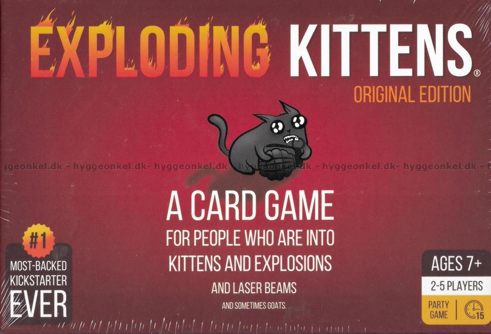 Køb Exploding Kittens: Original i dag. E-mærket webshop