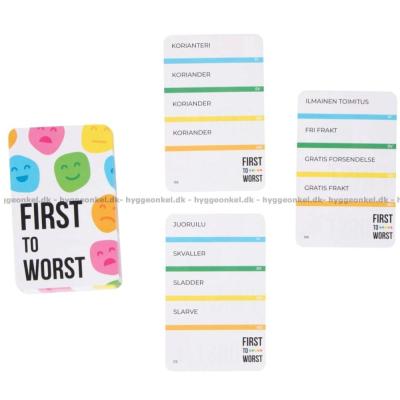 Billede af First to Worst