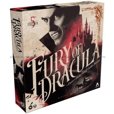 Billede af Fury of Dracula set skråt oppefra