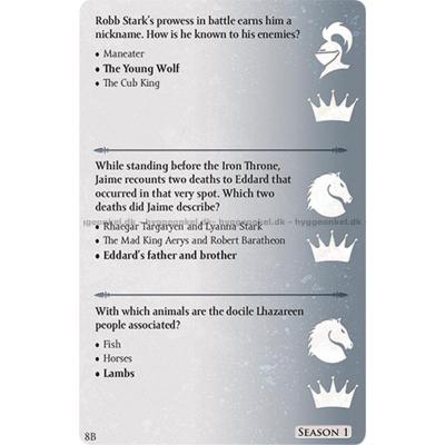 Billede af Game of Thrones: The Trivia Game