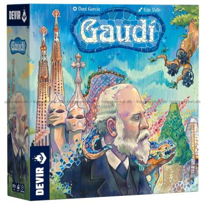 Billede af Gaudi set skråt oppefra