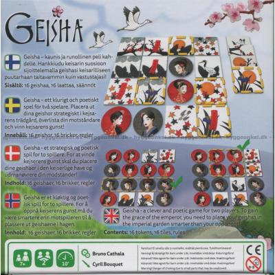 Bagsiden af æsken