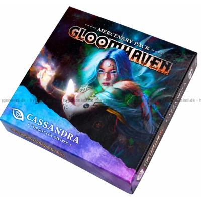 Billede af Gloomhaven: Mercenary - Cassandra, Forgotten Diviner set skråt oppefra