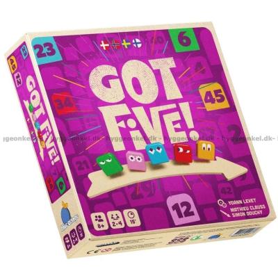 Billede af Got Five! set skråt oppefra