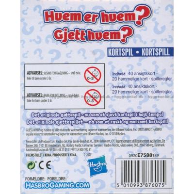 Bagsiden af æsken